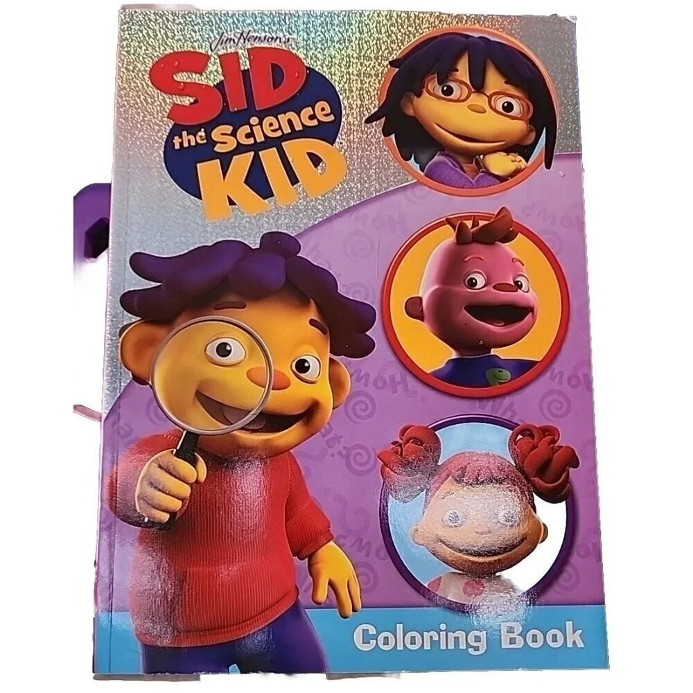 Brand New Jim Henson's SID The Science Kid Coloring Book